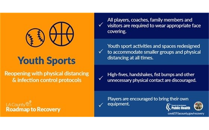 Youth Sports Health & Safety Protocols