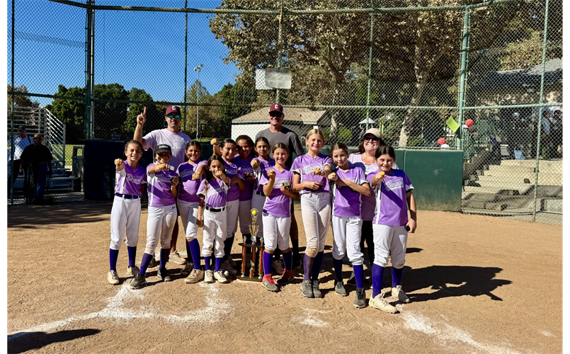 Upland Hilltoppers Fall Ball 10u Champions